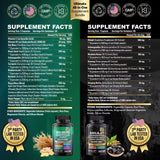 Marbolox NutraVitalia Dynamic Vitality Super Blend - Sea Moss, Black Seed Oil, Ashwagandha & More - Enhanced Energy & Immunity, 2 Pack