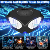 2024 Upgraded Ultrasonic Pest Repeller Rodent Repellent Ultrasonic Plug in 3-in-1 Mice Repellent Indoor Ultrasonic Mouse Repellent with Strobes Light Squirrel Repellent Indoor Attic House Garage Barn