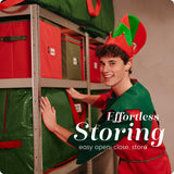 Handy Laundry, Christmas Tree Storage Bag - Stores 7.5 Foot Artificial Xmas Holiday Tree, Durable Waterproof Material, Zippered Bag, Carry Handles, Protects Against Dust, Insects and Moisture.