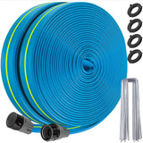 WINISOK Sprinkler Soaker Hose 100FT - Heavy Duty Sprinkler Hose, Efficient Saving Water 40 Pack Staples