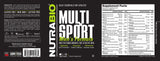 NutraBio Multisport for Men - Mens MultiVitamin - 33 Vitamins, Minerals, Micronutrients - Rich in Antioxidants - Supports Peak Athletic Performance, Energy, Metabolism (120 Vegetable Capsules)
