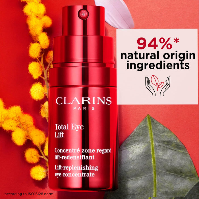 Clarins Total Eye Lift | Anti-Aging Eye Cream | Targets Wrinkles, Crow's Feet, Dark Circles, and Puffiness For a Visible Eye Lift in 60 Seconds Flat*| Ingredients Of 94% Natural Origin