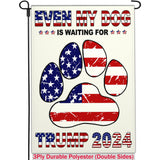 NASIAN Trump 2024 Garden Flag Patriotic American Garden Flags for Outside 12x18 Double Sided USA Small Trump Vance 2024 Yard Sign Flag Take America Back Garden Flag President Election Flag