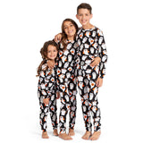 The Children's Place baby girls Family Matching Christmas Holiday Sets, Snug Fit 100% Cotton, Adult, Big Kid, Toddler, Pajama Set, Hlwn Blk Ghost, 5T US