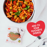 Oloves - Zingy Chili and Oregano, Green Pitted Olives - 10 x 30g Multipacks - 100% Natural, Vegan Friendly, Gluten-Free, Keto Friendly Olive Snack for a Lunchtime Health Kick