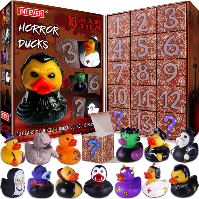 Advent Calendar 2026 Halloween Horror Rubber Duck Christmas Countdown