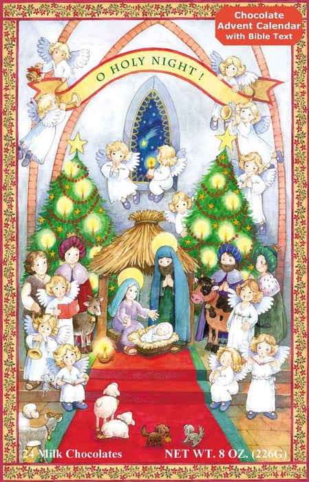 O Holy Night Chocolate Advent Calendar & Nativity Story