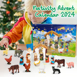 Nativity Advent Calendar 2024 Maylai 24 Days Christmas Countdown Advent Calendar Nativity Scene Set Christmas Advent Calendar for Kids Boys Girls Teens Christian Religious Stocking Stuffers Presents