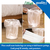 4 gallon trash can liners,250 counts,Small clear Garbage Bags,Extra Strong 4 Gal Trash Bag,Fit 12 liters trash Bin Liners for Home Office Kitchen(Clear)