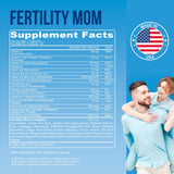 YOU'RE NATURAL Conception Fertility Vitamins for Women - Prenatal Vitamins - Myo-Inositol, D-Chiro Inositol & Folate, Regulates Cycle, Aid Ovulation, Hormonal & Ovarian Support, Vitex, 30 Day Supply