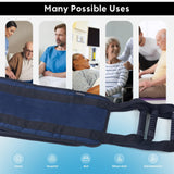 Transfer Sling Senior Home Care, Lift Assist Belt Device For Elderly With Gait Support Transfer Board, Wheelchair Body Lift Mobility Aid For Patients, Nursing Equipment For Bedridden, Disabled, and Rehabilitation 35"