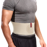 ORTONYX Premium Umbilical Hernia Belt for Women and Men / 6.25" Abdominal Binder With Hernia Support Pad - Navel Ventral Epigastric Incisional and Belly Button Hernias - Beige OX5241-S/M