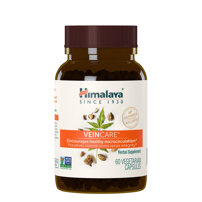 Himalaya VeinCare for Healthy Vein Walls and Rectal Comfort, 300mg, 60 Capsules, 1 Month Supply