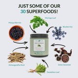 Alaya Organic Super Greens Powder - Premium Green Juice Superfood Supplement Powder - Adaptogens, Antioxidants & Probiotics Blend - USDA Organic, Non-GMO, Vegan - 30 Servings (Mixed Berry)
