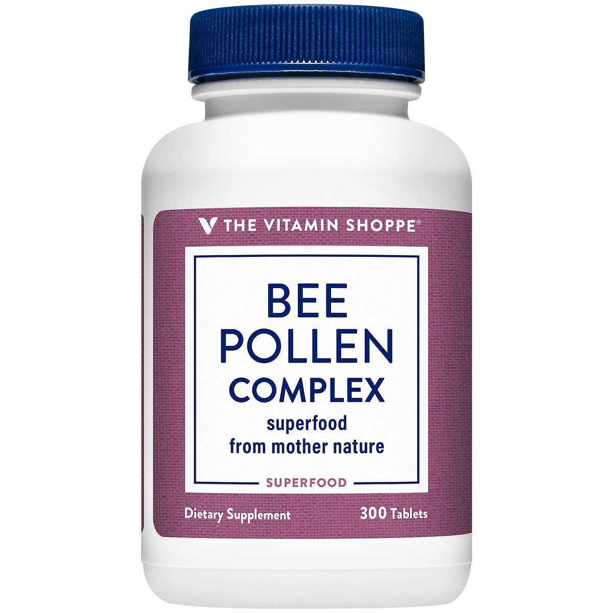 The Vitamin Shoppe Bee Pollen Complex 1,000MG, Superfood with Bee Prop