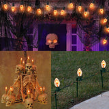 25 Pack C7 Halloween Flickering Flame Light Bulbs, 1W Clear Flicker Flame Candles Bulbs, E12 Candelabra Replacement Light Bulbs for Christmas Electric Window Candles Chandelier Night Light Bulbs