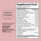 Balance Complex 17-in-1 Probiotic Capsules for Women - 60 Capsules