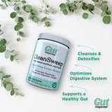 Gut Response CleanSweep with Natural Psyllium Seed Husks & Beet Fiber, Natural Healthy Detox, Promotes Bloating Relief, Weight Management, Facilitates Bowel Regularity, Mixed Berry Flavor, 60 Servings