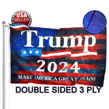 Trump 2024 Flag 3x5 Ft - 3 Ply Trump Flag 2024 Double Sided - Make America Great Again Flag - Bright Vivid Colors Donald Trump Flags 3x5 Outdoor - Trump MAGA flag - Indoor Outdoor Trump Banner - Trump Merchandise 2024