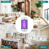 Bug Zapper Indoor, 4 Pack Electronic Mosquito Zapper Indoor Mosquito Killer Lamp with UV Light Attractant, Plug in Fruit Fly Traps Indoor for Home, Living Room, Office Pest Control