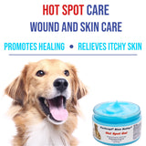 Forticept Blue Butter – Hot Spot Treatment for Dogs & Cats | Dog Wound Care | Skin Yeast Infections, Ringworm, Cuts, Rashes, First Aid Veterinary Strength Topical Ointment 4oz