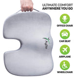 Seat Cushion for Desk Chair - Back Pain, Tailbone Relief, Coccyx, Butt, Hip Support - Ergonomic Office Chair Sciatica Car Pillow