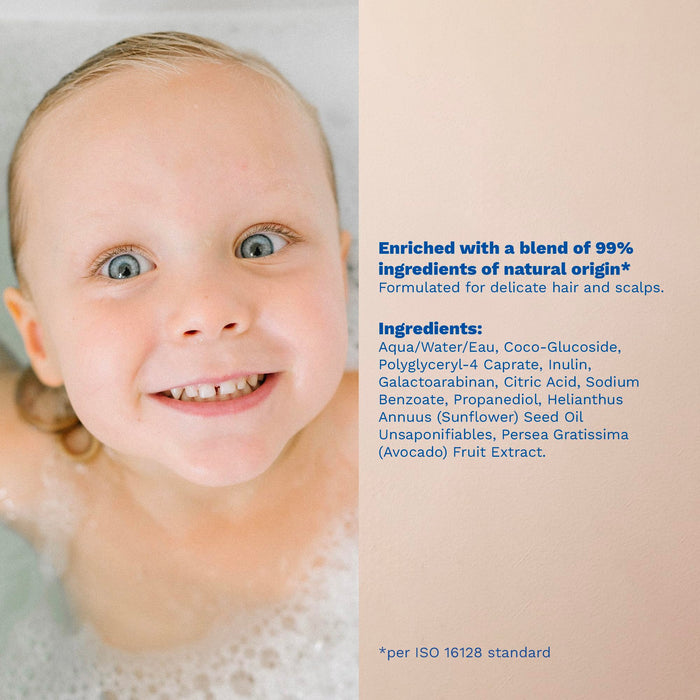 Mustela Cradle Cap Foam Shampoo for Newborn - Baby Shampoo with Naturally derived Avocado Polyphenols - Tear-Free & Fragrance-Free - 5.07 fl. oz.