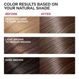 Fvquhvo Coffee Hair Dye Shampoo 3 in 1, Hair Color Shampoo Colors in Minutes, Brown Hair Shampoo for All Hair Types, Long Lasting Shampoo Hair Dye & Shampoo Para Canas (Coffee)