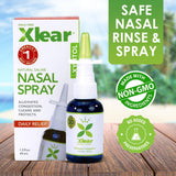 Xlear Nasal Spray and Commonsense Medicine Book: Healing from The Inside Out and Stopping The Next Pandemic Bundle, Natural Saline Nasal Spray with Xylitol 1.5 Fl Oz, Pack of 3 Nasal Spray and 1 Book