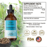 HERBAMAMA Motherwort Tincture - Organic Motherwort Herb Liquid Drops - Vegan Supplement - 4 fl oz