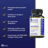 Premier Research Labs EPA/DHA Marine Softgels - Supports Heart & Joint Health - Fish Oil Dietary Supplement - Omega Fatty Acids - Joint Support - 90 Softgels