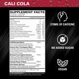 OxyShred Hardcore Pre-Workout Powder – 40 Servings – Super-Dosed Formula with L-Glutamine, Acetyl-L-Carnitine & 275mg Caffeine – Cali Cola Flavor