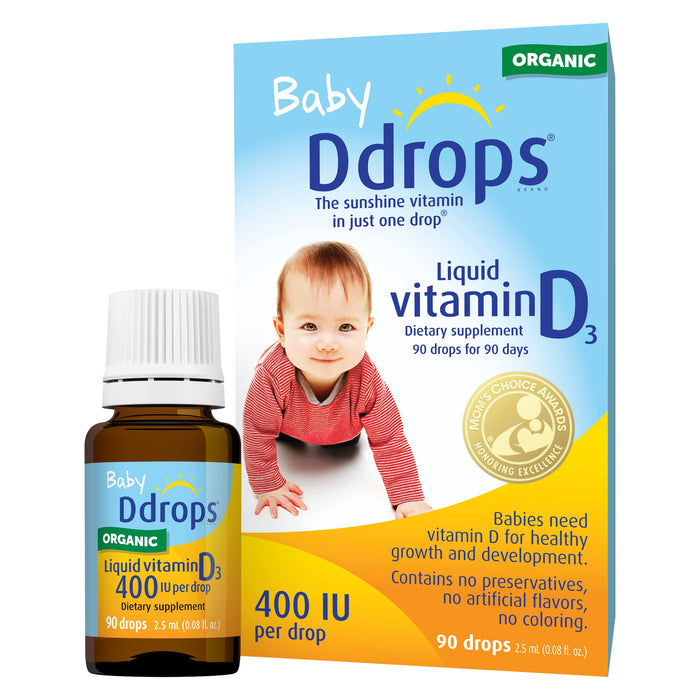 Ddrops Baby 400 IU Drops, Pack of 2