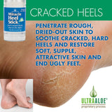 2-Pack Miracle Heel Stick with Pure UltraAloe Aloe Vera Gel | 2.5 ounce stick