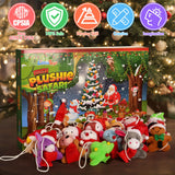 FUN LITTLE TOYS Mini Stuffed Animals Christmas Advent Calendar 2023 for Kids, Christmas Countdown Calendar with Assorted Mini Animal Plush Toy Set for Kids Christmas Party Favors (24 Varieties)