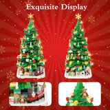 Advent Calendar 2024 Christmas Tree Building Toy Set with LED light, 1066 Pieces Christmas Countdown Calendar, 24 Days Building Block for Kids Adult Creative Gifts for Adults Teens Girls Ages 8+