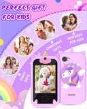 Gifts for Girls Age 6-8 Kids Smart Phone Toys for Girls Age 5-7+ Teenage Easter Christmas Stocking Stuffers for Kids for 3 4 5 7 9 6 8 10 Year Old Girl Birthday Gift Ideas with 8G Memory Card