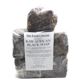 Our Earth's Secrets Premium Natural Raw African Black Soap, 5 lbs