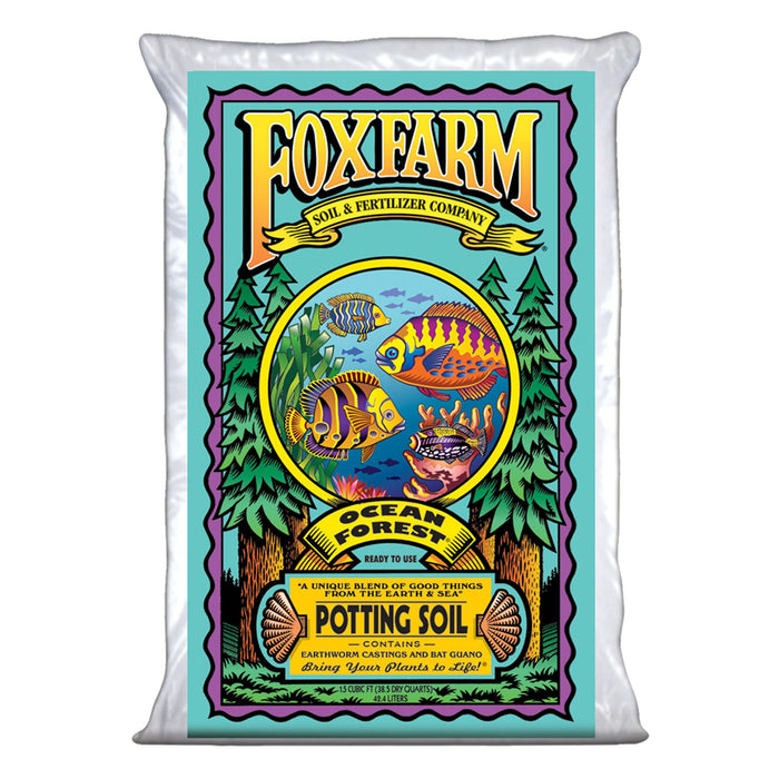 FoxFarm Ocean Forest Potting Soil – All-Purpose Container Mix, 1.5 Cubic Feet