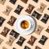 Candy Break Coffee Drops Center Filled Hard Candy - 2.2 Pound Pack of 1 - Macchiato, Espresso, Cappuccino Flavored Variety Pack Individually Wrapped