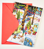 Fun & Whimsical Advent Calendar Greeting Cards - Assortment of 12 Cards with Envelopes by Vermont Christmas Company - The Perfect Early Christmas Card