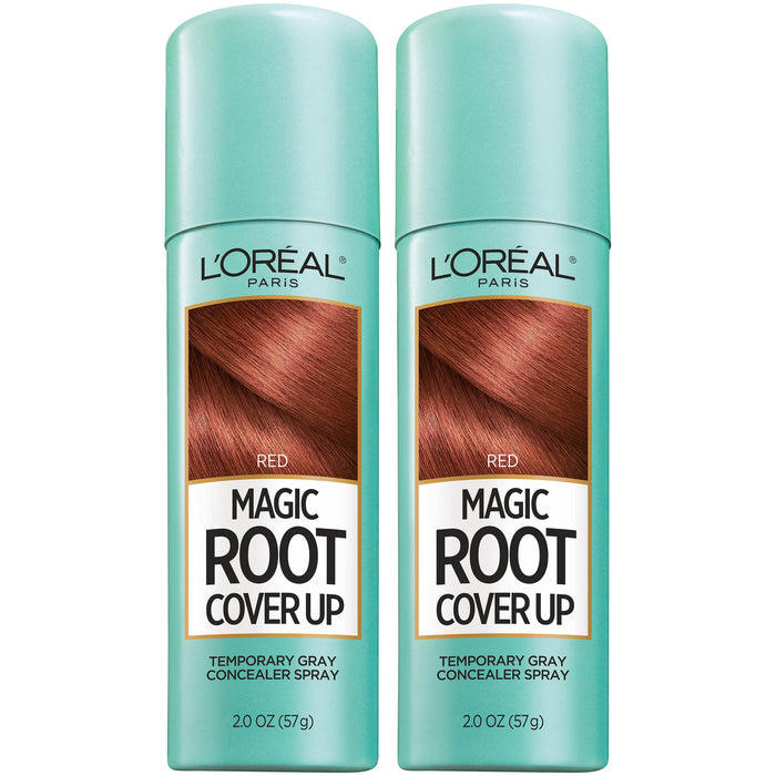 L'Oreal Paris Hair Color Root Cover Up Hair Dye Red 2 Ounce (Pack of 2) (Packaging May Vary)