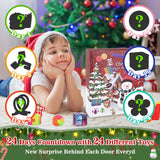 Fidget Advent Calendar 2024, 24 Days of Surprises Fidget Toys Box, Christmas Holiday Countdown Advent Calendars, Sensory Toy Fidget Toy Pack for Kids, Teens, Boys & Girls