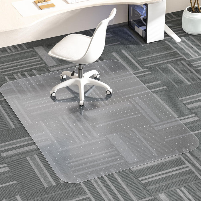 MESHDO Office Chair Mat for Carpet, 36" X 48" X 0.09" Desk Chair Mat for Carpet Floors, Clear and Thick Rolling Computer Chair Mats with Non-Slip Studded for Home and Office Low Pile Carpets