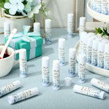 Dunzy 50 Pcs Blue Floral Lip Balm Bridal Shower Favor for Guest Wedding Gifts Bulk Blue and White Chinoiserie Decor Porcelain Tea Party Thank You Gift for Bridesmaid Bachelorette Teacher Nurse Mom