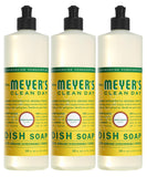 MRS. MEYER'S CLEAN DAY Liquid Dish Soap, Biodegradable Formula, Honeysuckle, 16 fl. oz - Pack of 3