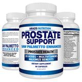 Arazo Nutrition Prostate Supplement - Saw Palmetto + 30 Herbs - Reduce Frequent Urination, Reduce Hair Loss, Support Stamina – Single Homeopathic Herbal Extract Health Supplements - Capsule or Pill