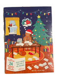 Trader Joe's Christmas Milk Chocolate Advent Calendar Bundle of 4 Seasonal Holiday Designs for Kids/Adult Gifts