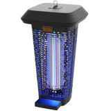 BLACK+DECKER Bug Zapper & Fly Trap-Mosquito Repellent- Gnat Killer Indoor & Outdoor Electric UV Bug Catcher for Insects- 2 Acre Coverage for Home, Deck, Garden, Patio Commercial Strength