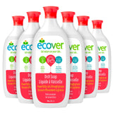 Ecover Dish Soap, Pink Geranium, 25 Ounce (Pack 6)